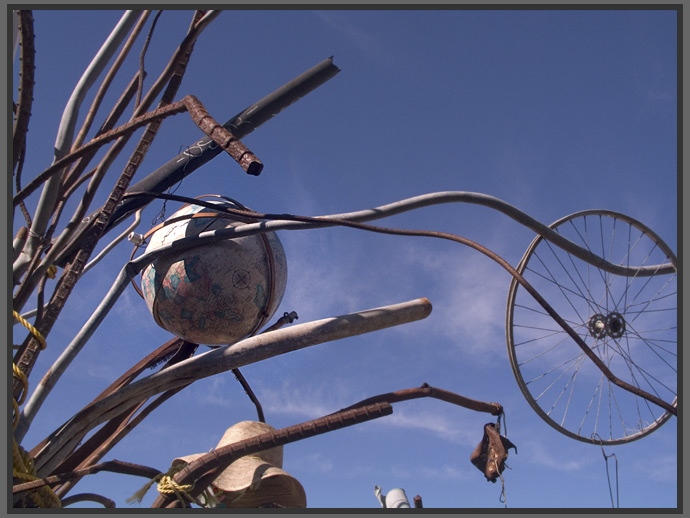 holding up the world