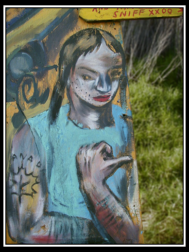 sniff painting detail