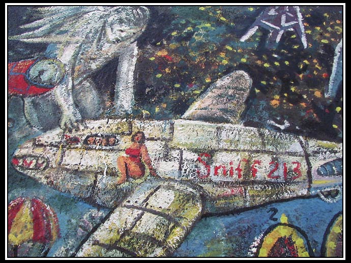 sniff painting detail