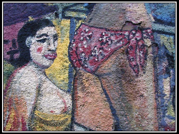 sniff painting detail