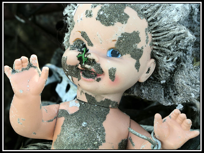 doll in amphitheater