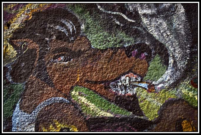 sniff painting detail