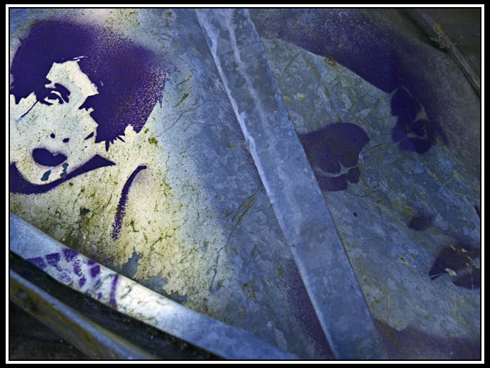 grafitti on the bulb