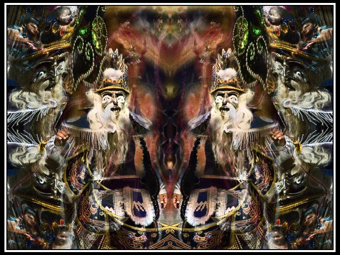 bolivian dancers composite