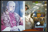 pope john pic in storefront window