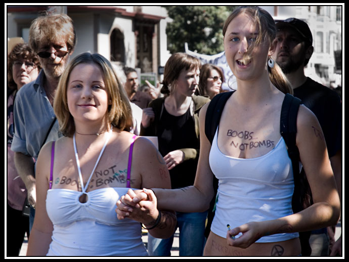 boobs not bombs