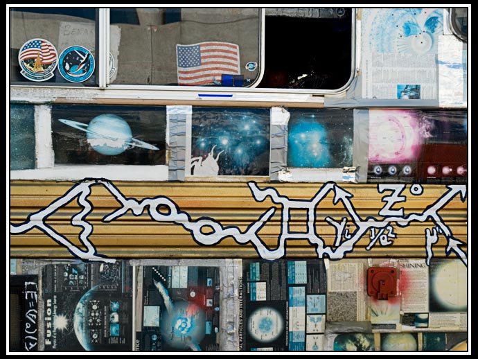 art car (camper) detail