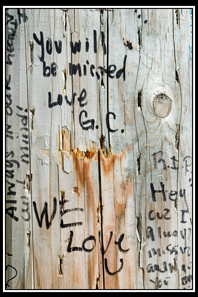 street memorial detail