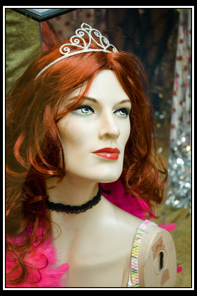 mannequin in storefront