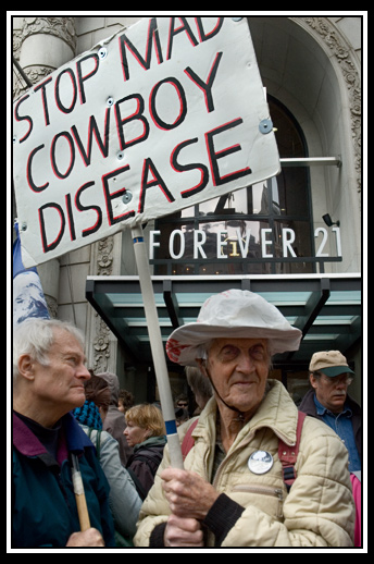 anti war demonstrator